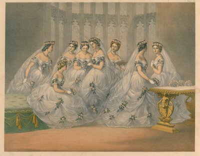 Las damas de honor, 1863 de Robert Charles Dudley